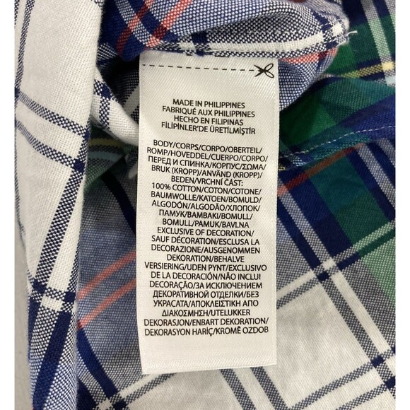 Ralph Lauren Shirt Men’s L Plaid Oxford Classic Fit Button Down Pony Logo - Picture 7 of 9